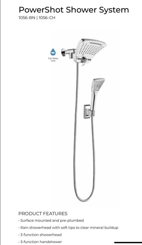 Powershot Shower System